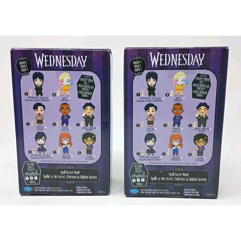 Wednesday Collectible Animation Mini Figurines Series 1 Boxed Set